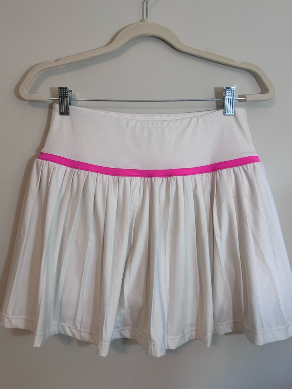 Juicy Couture Sport Womens White and Pink Tennis Skirt Size M Athletic Sporty